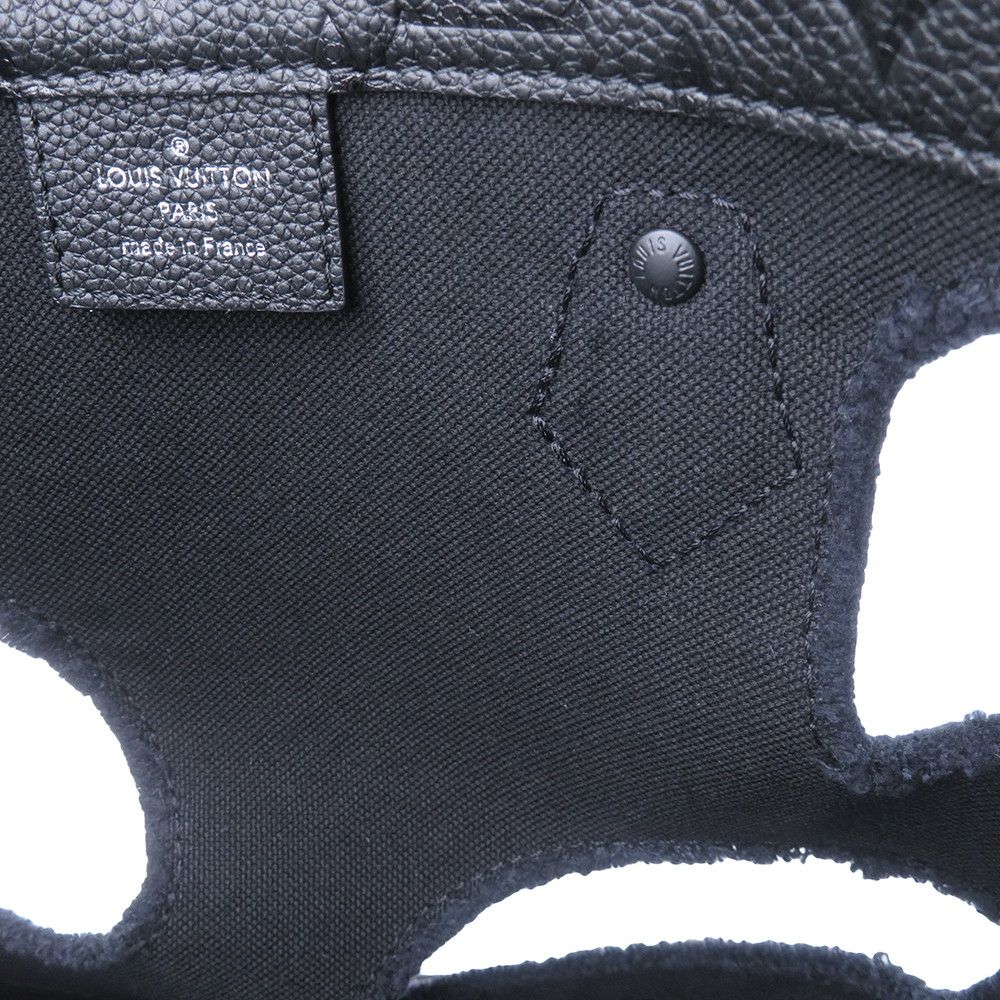 ルイヴィトン トートバッグ モノグラム・アンプラント ウィズ ホールズ PM M45887 コムデギャルソン 川久保玲 コラボ 黒 ブラック