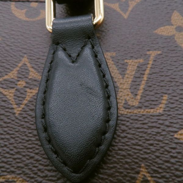 ルイヴィトン ハンドバッグ モノグラム フラワー・トート M43550 ヴィトン バッグ 2way ショルダーバッグ 黒 ブラック