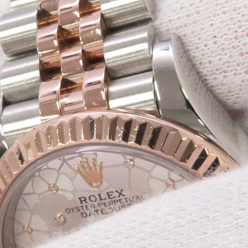 ロレックス デイトジャスト31 278271 ROLEX レディース 腕時計 ウォッチ シルバー文字盤 フローラルモチーフ