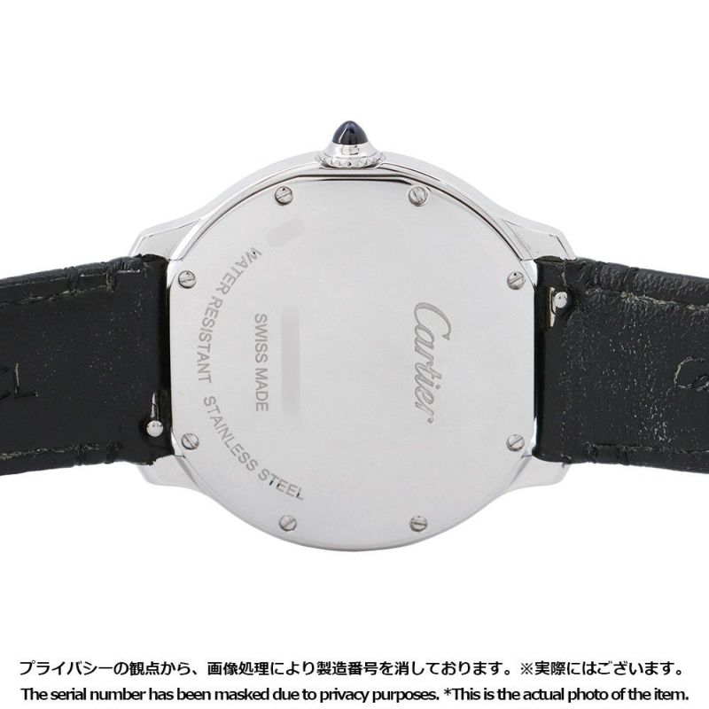 カルティエ ロンド マスト WSRN0031 Cartier クォーツ 腕時計 ウォッチ シルバー文字盤