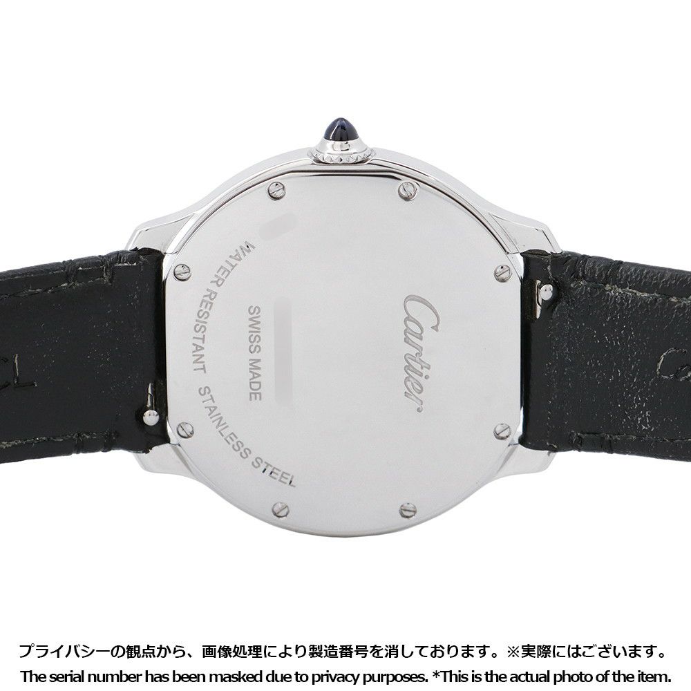 カルティエ ロンド マスト WSRN0031 Cartier クォーツ 腕時計 ウォッチ シルバー文字盤