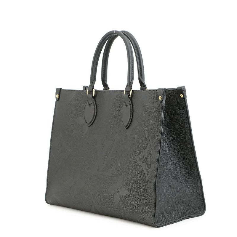 ルイヴィトン トートバッグ モノグラム・アンプラント オンザゴー MM M45595 ヴィトン バッグ 2way ショルダーバッグ ブラック 黒