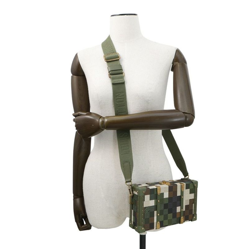 ルイヴィトン ショルダーバッグ ダミエ・ダモフラージュ ネオウォレット・トランク M10489 ヴィトン 2024春夏 ファレル・ウイリアムス