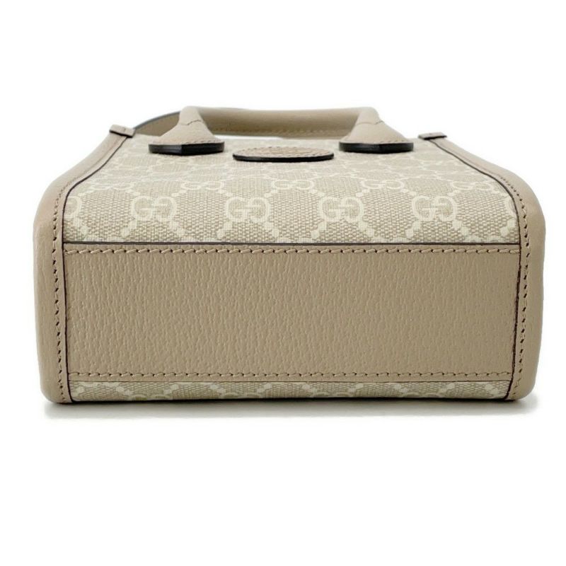 グッチ ハンドバッグ インターロッキングG GGスプリーム ミニトート 671623 GUCCI 2way