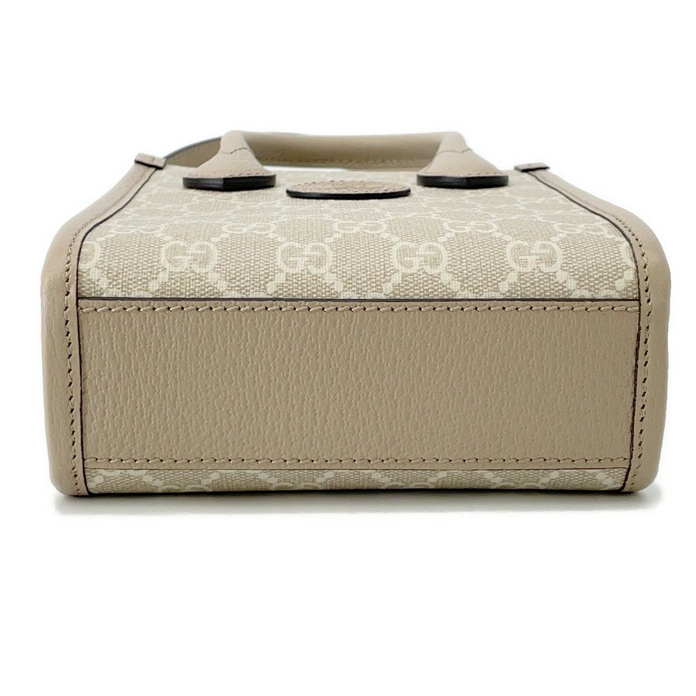 グッチ ハンドバッグ インターロッキングG GGスプリーム ミニトート 671623 GUCCI 2way