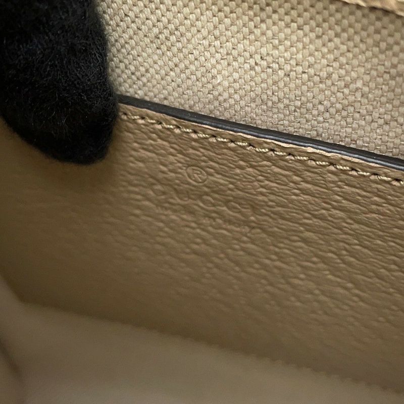 グッチ ハンドバッグ インターロッキングG GGスプリーム ミニトート 671623 GUCCI 2way