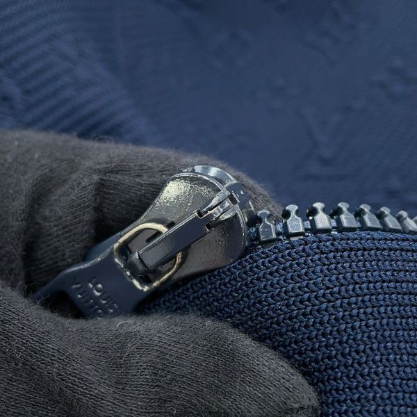 ルイヴィトン ジャケット モノグラム ジップスルートップ メンズズサイズS 1A7XYU LOUIS VUITTON ネイビー