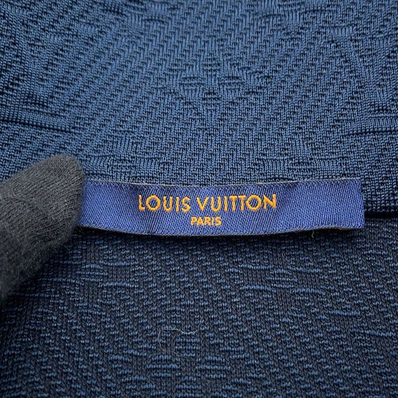 ルイヴィトン ジャケット モノグラム ジップスルートップ メンズズサイズS 1A7XYU LOUIS VUITTON ネイビー