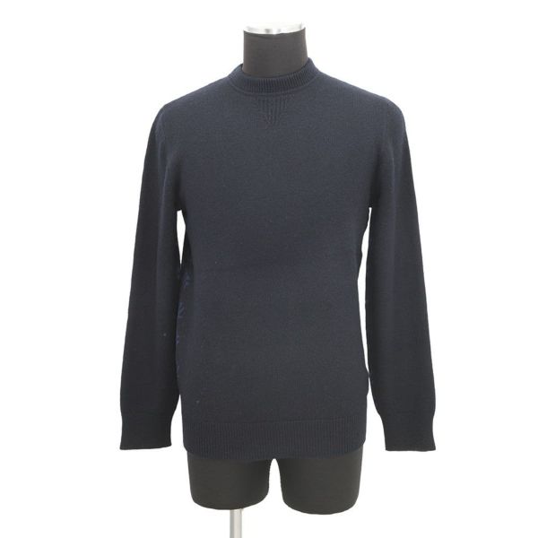 ルイヴィトン セーター モノグラム ハーフアンドハーフ カシミヤ メンズサイズS LOUIS VUITTON 長袖