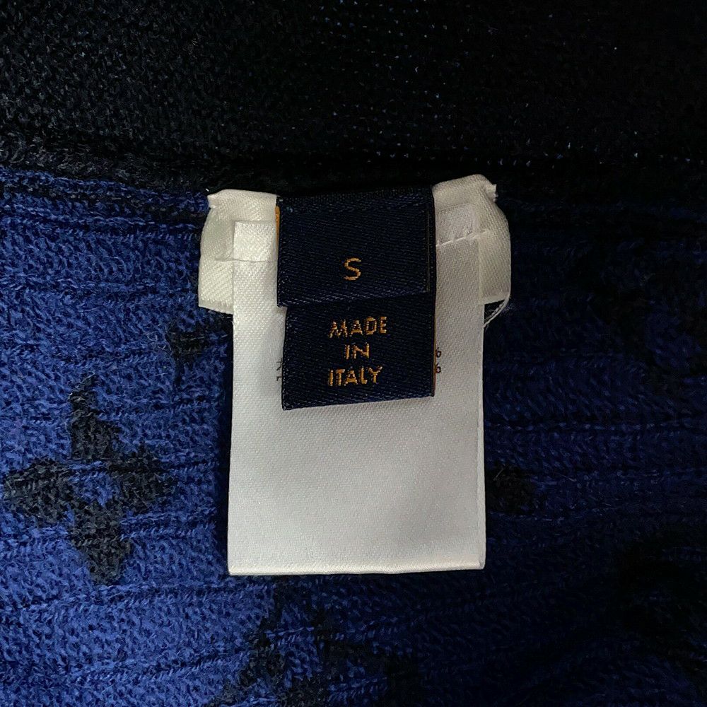 ルイヴィトン セーター モノグラム ハーフアンドハーフ カシミヤ メンズサイズS LOUIS VUITTON 長袖