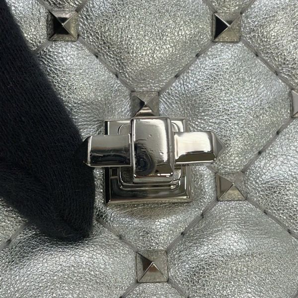 ヴァレンティノ・ガラヴァーニ ハンドバッグ ロックスタッズ スパイク RW2B0122NPL VALENTINO 2way