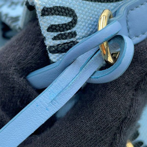 ミュウミュウ ハンドバッグ 巾着バッグ ロゴ キャンバス 5RM008 Miu Miu ツバメ