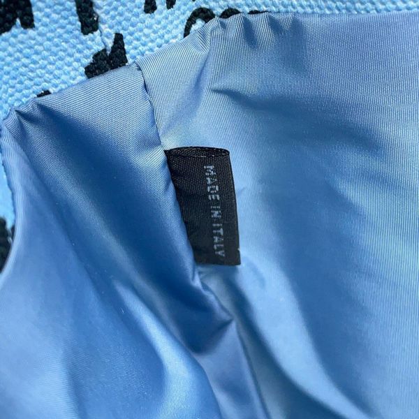 ミュウミュウ ハンドバッグ 巾着バッグ ロゴ キャンバス 5RM008 Miu Miu ツバメ