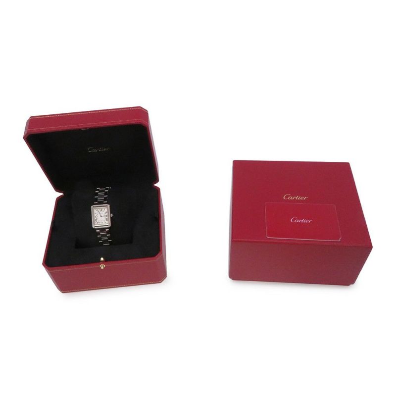 カルティエ タンクソロ SM W5200013 Cartier 腕時計 シルバー文字盤