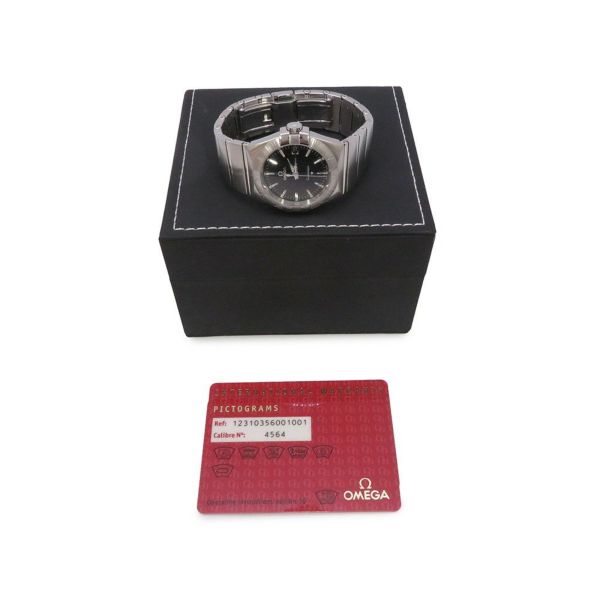 オメガ コンステレーション 123.10.35.60.01.001 OMEGA 腕時計 黒文字盤 クォーツ