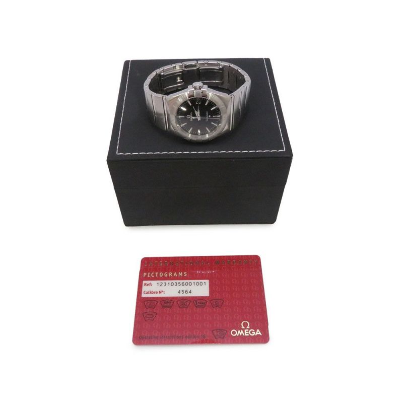 オメガ コンステレーション 123.10.35.60.01.001 OMEGA 腕時計 黒文字盤 クォーツ