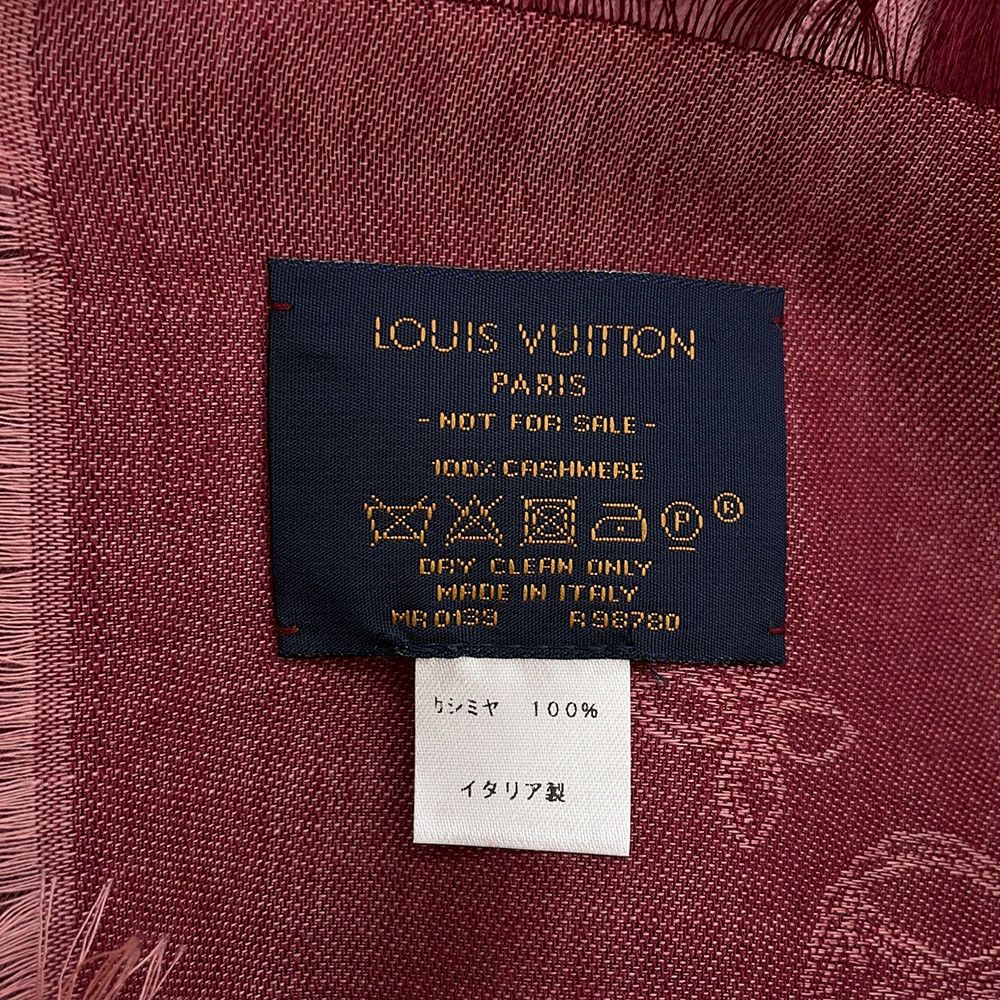 ルイヴィトン ストール ショール・モノグラム カシミヤ R98780 LOUIS VUITTON スカーフ