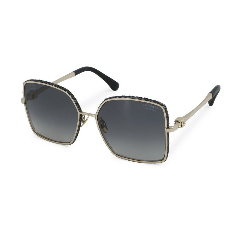 シャネル サングラス スクエア シェイプ デニム 4288Q CHANEL アイウェア