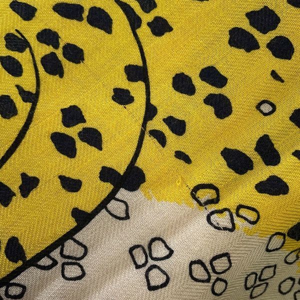エルメス ストール カレ140 カレジェアン Les Leopards レオパード HERMES カシミヤ シルク 2022春夏