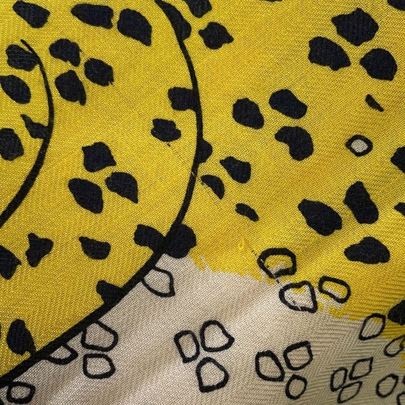 エルメス ストール カレ140 カレジェアン Les Leopards レオパード HERMES カシミヤ シルク 2022春夏