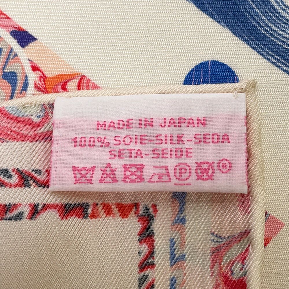 エルメス スカーフ カレ90 レ・ムスタングマーブル LES MUSTANGS MARBLE HERMES シルク 京都マーブル