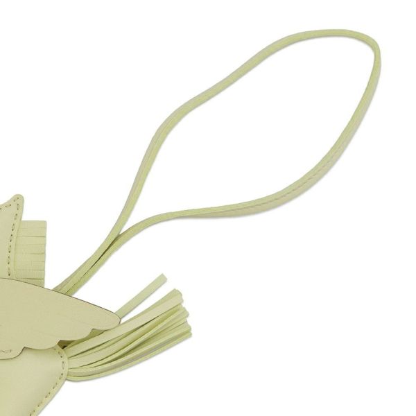 エルメス バッグチャーム ロデオPM ペガサス ジョーヌミルトン ラムスキン W刻印