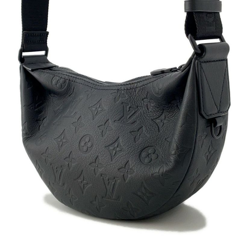 ルイヴィトン ショルダーバッグ モノグラム・シャドウ ハンモックバッグ M12510 LOUIS VUITTON ヴィトン バッグ 黒 ブラック