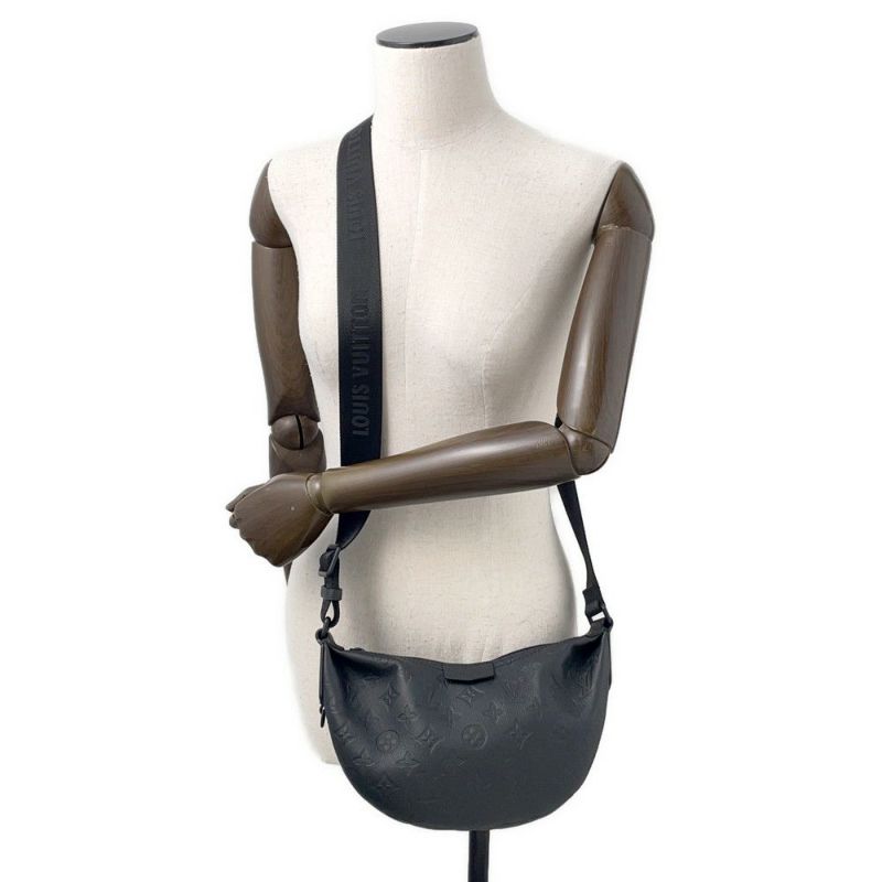 ルイヴィトン ショルダーバッグ モノグラム・シャドウ ハンモックバッグ M12510 LOUIS VUITTON ヴィトン バッグ 黒 ブラック