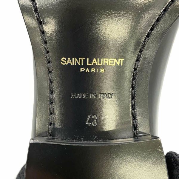 サンローランパリ ブーツ チェルシーブーツ メンズサイズ43 SAINT LAURENT PARIS 靴 黒 サイドゴアブーツ