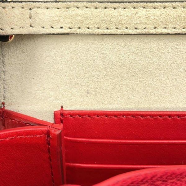 クリスチャン・ルブタン チェーンウォレット パロマ レザー/パテント 1185172 クラッチバッグ ショルダーバッグ 白 財布