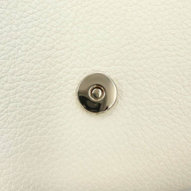 クリスチャン・ルブタン チェーンウォレット パロマ レザー/パテント 1185172 クラッチバッグ ショルダーバッグ 白 財布