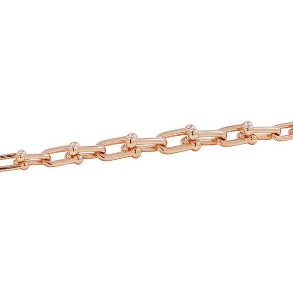 ティファニー ネックレス ハードウェア グラジュエイテッド リンク ネックレス K18PGピンクゴールド 63008958 Tiffany&Co.