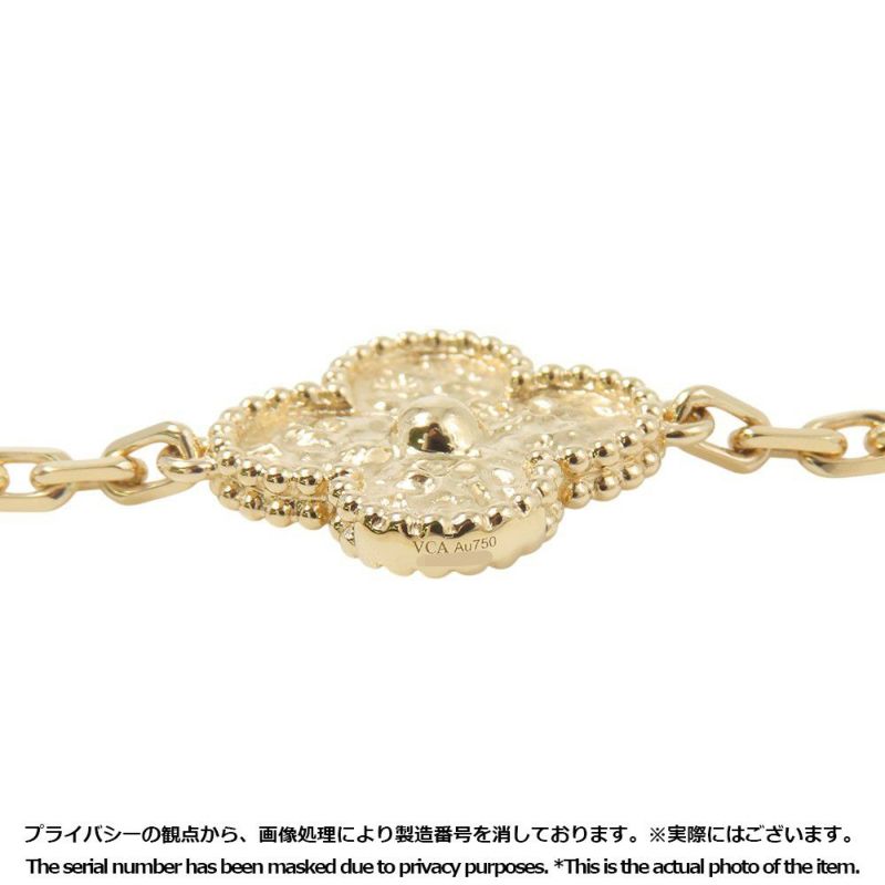 ヴァンクリーフ&アーペル ネックレス ヴィンテージ アルハンブラ ロングネックレス 20モチーフ K18YGイエローゴールド VCARO1IC00