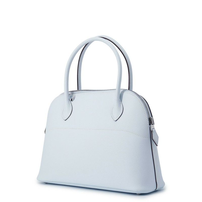 エルメス ハンドバッグ ボリード27 ブルーブリュム/シルバー金具 エプソン Y刻印 2wayショルダー