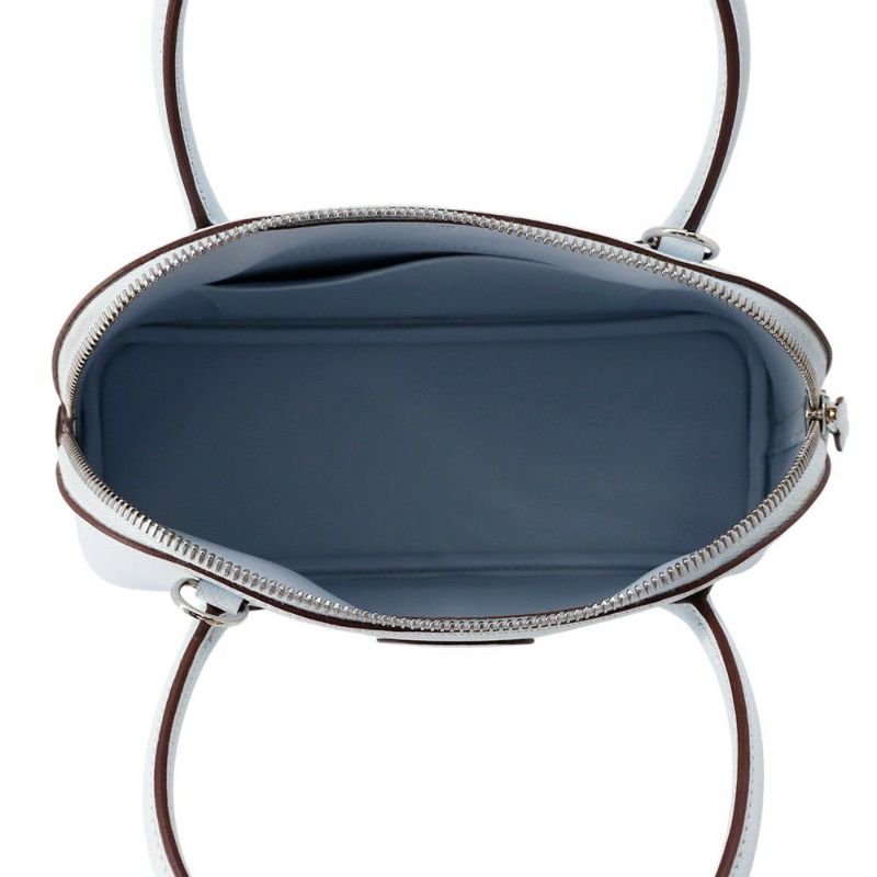 エルメス ハンドバッグ ボリード27 ブルーブリュム/シルバー金具 エプソン Y刻印 2wayショルダー