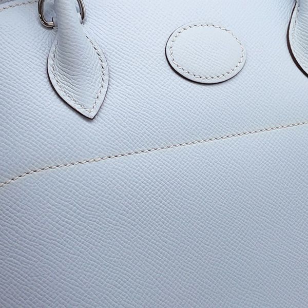 エルメス ハンドバッグ ボリード27 ブルーブリュム/シルバー金具 エプソン Y刻印 2wayショルダー