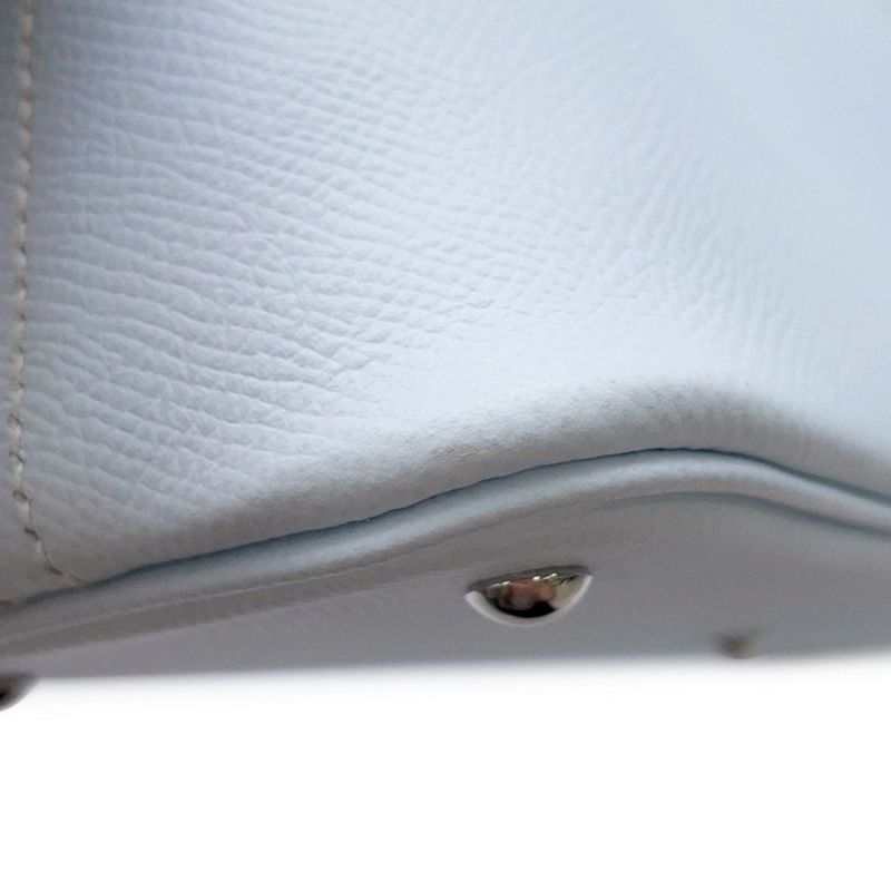 エルメス ハンドバッグ ボリード27 ブルーブリュム/シルバー金具 エプソン Y刻印 2wayショルダー