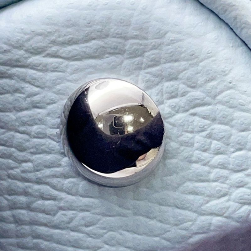 エルメス ハンドバッグ ボリード27 ブルーブリュム/シルバー金具 エプソン Y刻印 2wayショルダー