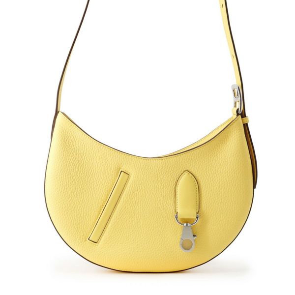 エルメス ショルダーバッグ プティ アルソン ジョーヌマンゴー/シルバー金具 トリヨンクレマンス K刻印