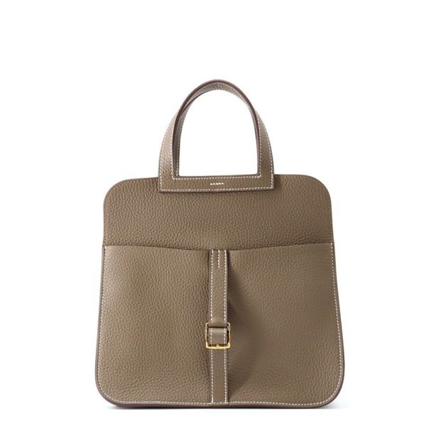 エルメス ハンドバッグ アルザン25 エトゥ―プ/ゴールド金具 トリヨンクレマンス K刻印 2wayショルダー