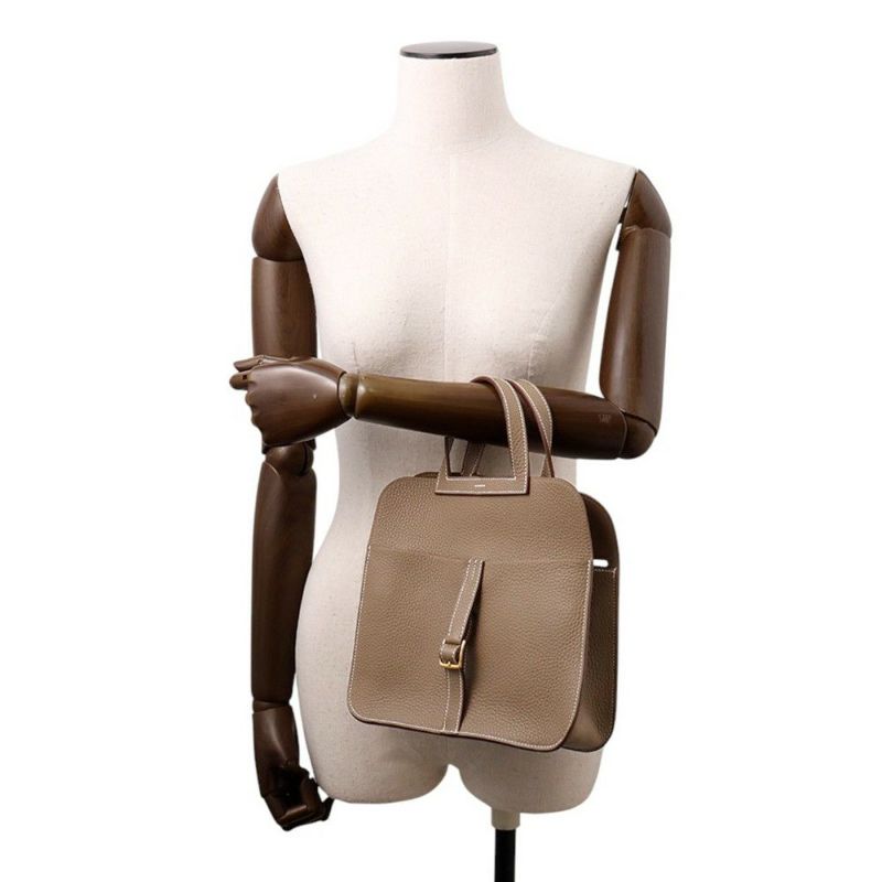 エルメス ハンドバッグ アルザン25 エトゥ―プ/ゴールド金具 トリヨンクレマンス K刻印 2wayショルダー