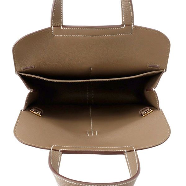 エルメス ハンドバッグ アルザン25 エトゥ―プ/ゴールド金具 トリヨンクレマンス K刻印 2wayショルダー