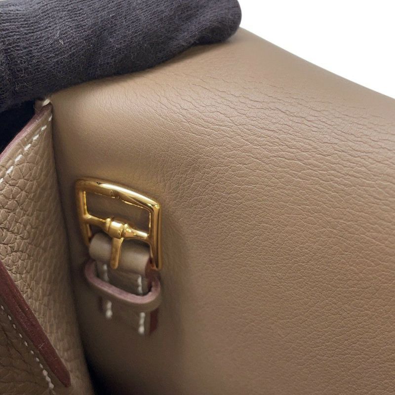 エルメス ハンドバッグ アルザン25 エトゥ―プ/ゴールド金具 トリヨンクレマンス K刻印 2wayショルダー