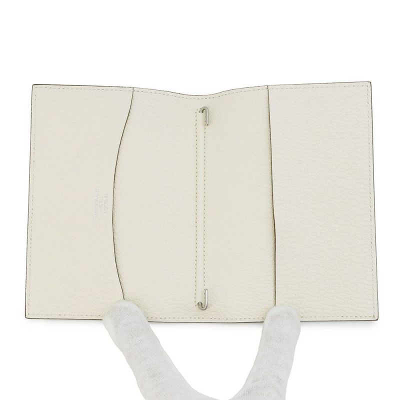 エルメス 手帳カバー アジェンダ PM ナタ/シルバー金具 シェブルミゾル K刻印 HERMES カバー