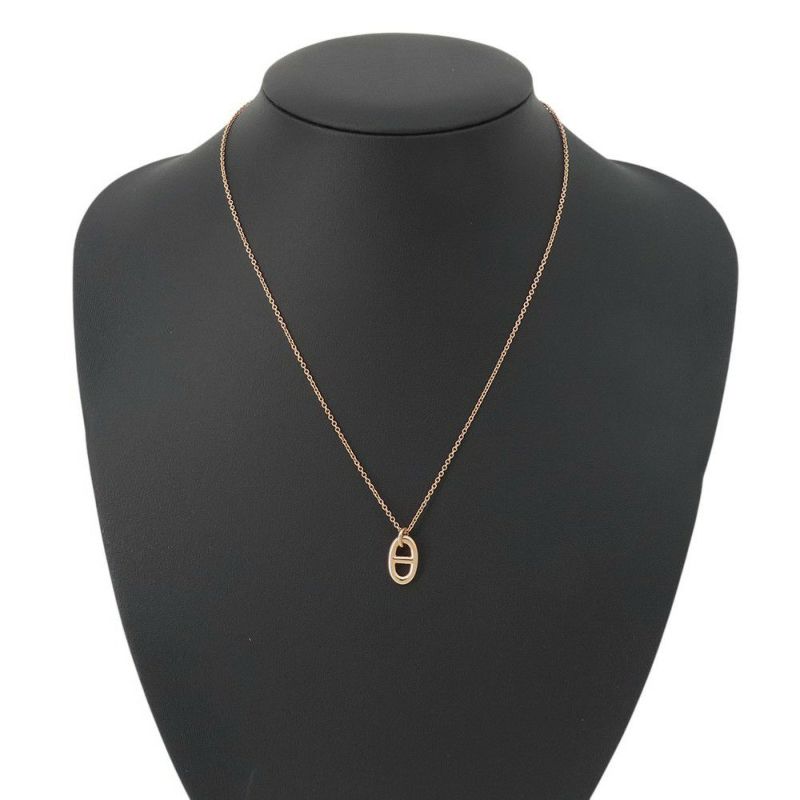 エルメス ネックレス シェーヌダンクル ファランドール K18PGピンクゴールド PM HERMES ジュエリー