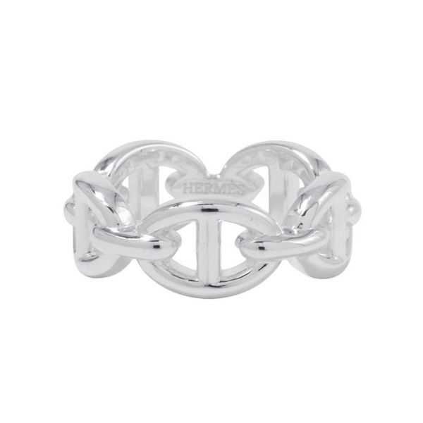 エルメス リング シェーヌダンクル アンシェネPM Enchainee SV925シルバー リングサイズ49 HERMES ジュエリー