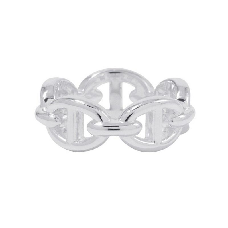 エルメス リング シェーヌダンクル アンシェネPM Enchainee SV925シルバー リングサイズ49 HERMES ジュエリー