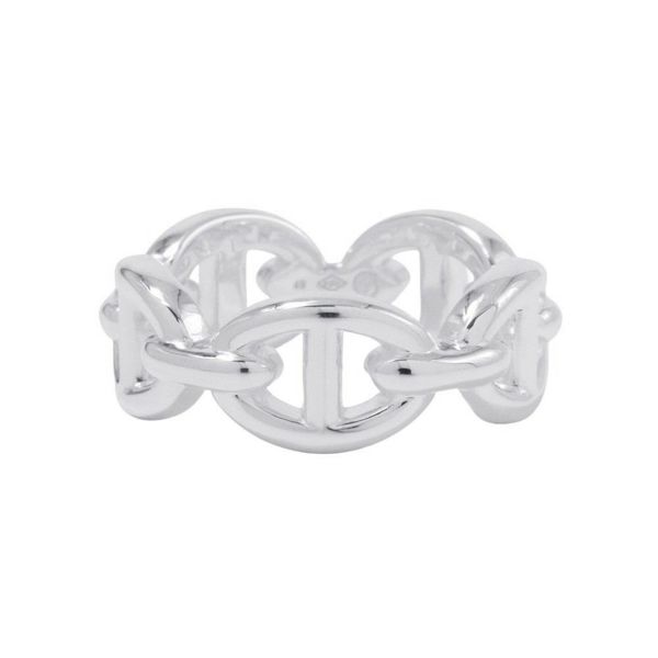 エルメス リング シェーヌダンクル アンシェネPM Enchainee SV925シルバー リングサイズ49 HERMES ジュエリー