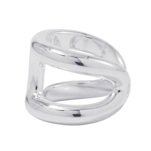 エルメス リング オスモズGM Osmose SV925シルバー リングサイズ51 HERMES ジュエリー 指輪