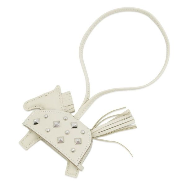 エルメス バッグチャーム ロデオPM ロベオロック  クレ ラムスキン HERMES チャーム オーナメント